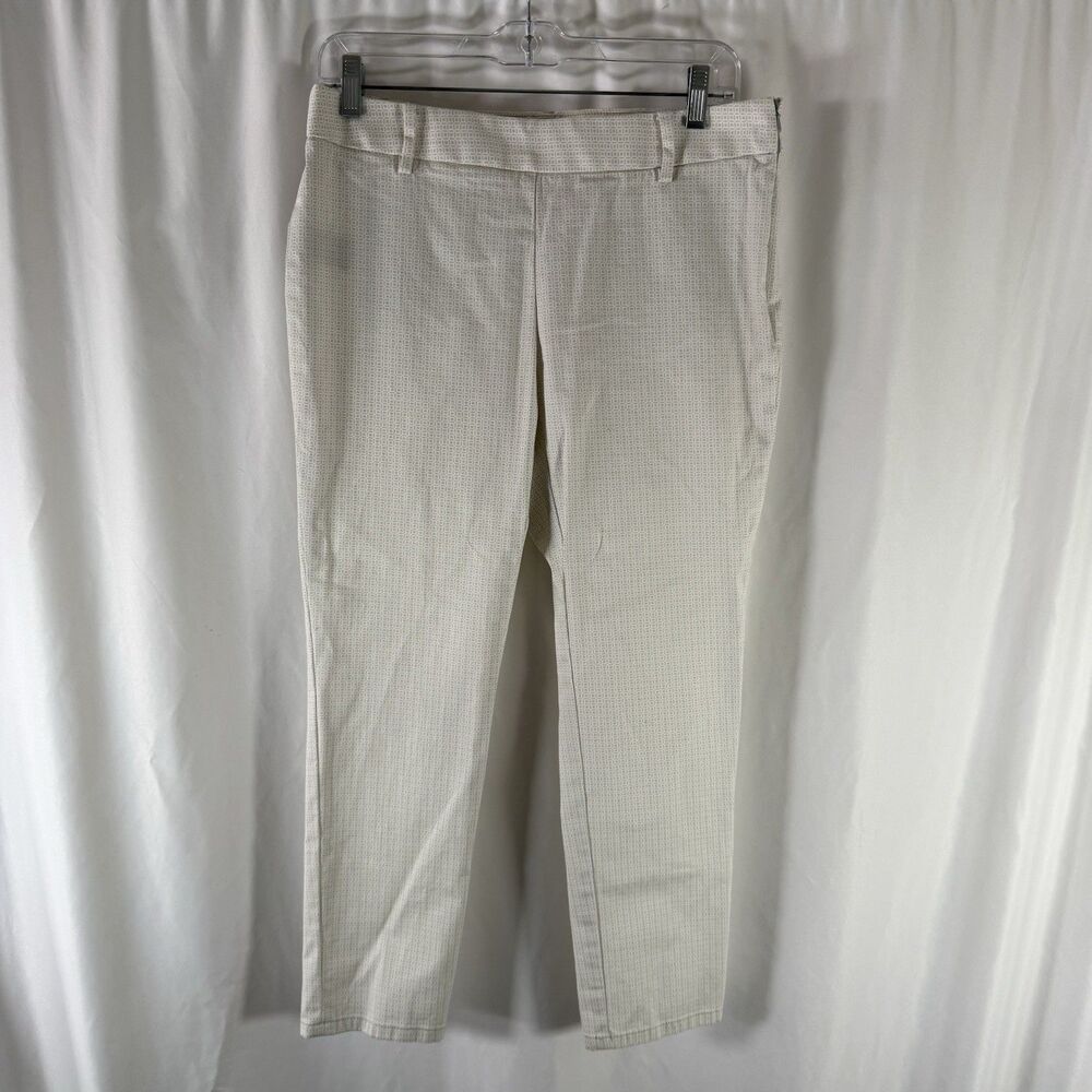 Oxford Golf Capri Pants Women's 4 White Pockets 25.5" Inseam Side Zip